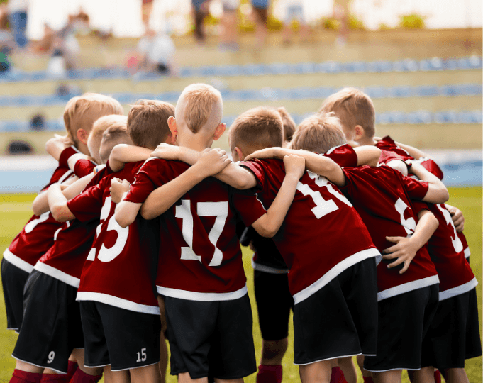 Two guys looking at a laptop